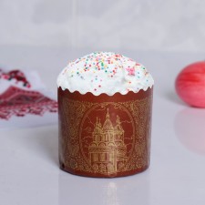 Paper form for cupcake, muffins and kulich 