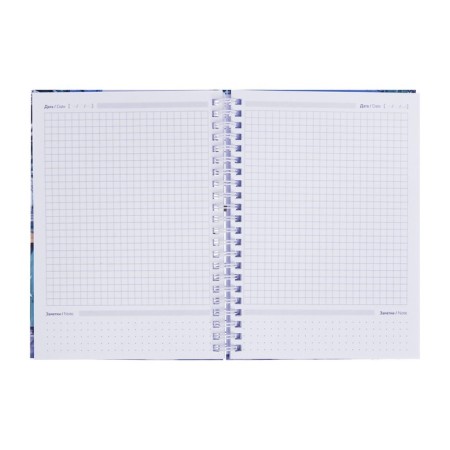 Notebook for girls A5 (145x200mm), 80 sheets on the crest "Big Cat", solid cover, matte lamination, an offset block 80g/m2-2