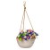 Kashpo for flowers suspended, 4 liter sand 25x25.5x12.7cm