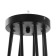 Causte "Knot" E27 8x40W Black 97x97x48 cm BayerLux