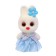A toy of foam "Bunny with a flower", 13 cm, set 3 pcs., Mix color