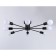 Lamp ceiling in the style of Ambrella Light, Loft, TR80411, 8HE27, Black Color