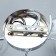 Aisha chandelier 3he27 40W chrome 50x50x27 cm Bayerlux