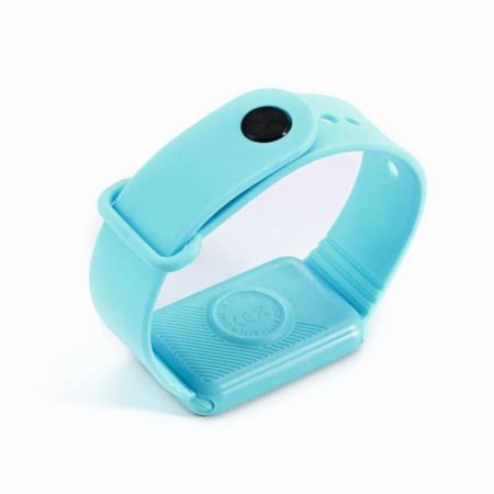 Electronic watch watches, 3 atm, silicone strap, blue-4