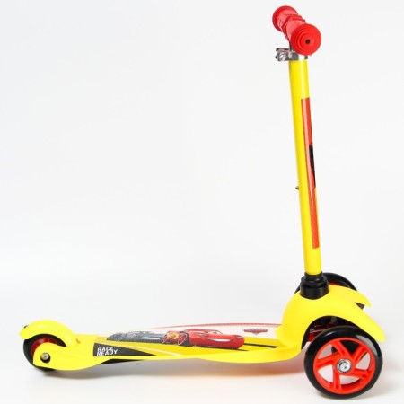 Scooter Children's folding wheelbarrow, Pu Pu 120/80 mm, ABEC 7, yellow color-4
