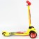 Scooter Children's folding wheelbarrow, Pu Pu 120/80 mm, ABEC 7, yellow color