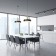 Suspended lamp 1x60W E27, size 30x30x100 cm