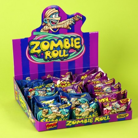 Chewing candy with sour powder "Zombie Roll", 14 g