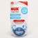 Orthodontic dummy nipple, silicone, from 6 months, in the container "Traigolniki"