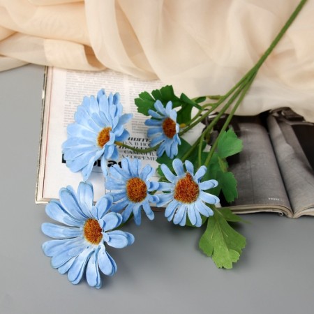 Artificial flowers "Cosmea Lady Galant" 57x8 cm, blue