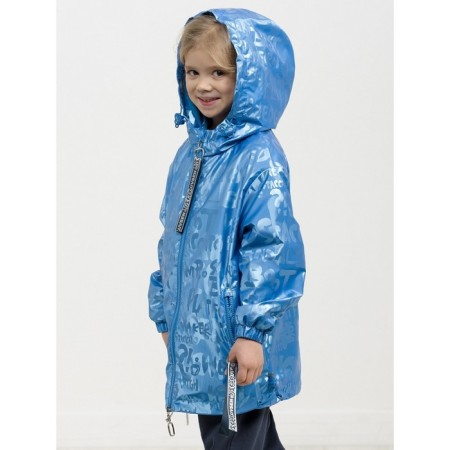 Windbreaker for girls, height 104 cm, azure color-3