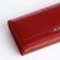 Women's wallet on magnet, red color