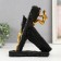 Souvenir Polystone "Scalolas" gold 22.7x8.8x26.2 cm