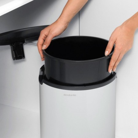 Brabantia garbage bucket, built -in, white color, 15 liters-1