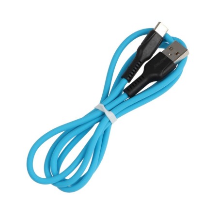 Cable Smartbuy S21, Type -C - USB, 3 A, 1 m, charging + data transfer, blue-2