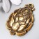 Souvenir brass "Hotty on the lotus" 3.8x2.5 cm