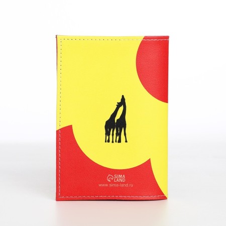 Cover for passport, red color-2