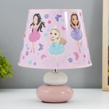 Princess's table lamp E14 15W white-pink Risalux