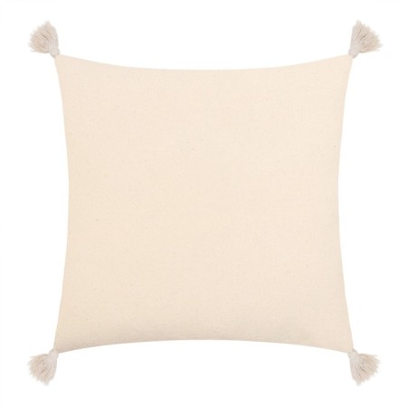 Decorative pillowcase "Ethel" BOHO, 45x45 cm, milk color, 100% cotton-2