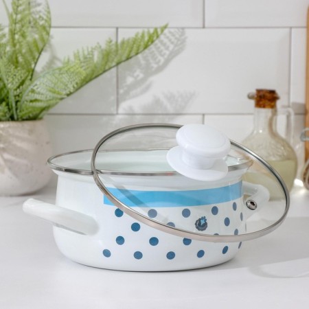 Poster Podlyana "Waxing", 1.5 l, glass cover, induction, white color-1