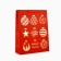 Package Gift New Year Laminated "Balls", l 31 x 40 x 11.5 cm