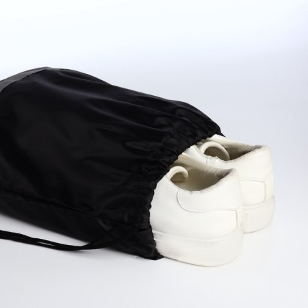 A bag for shoes on a lace, “ZFTS”, a reflective strip, black color-3