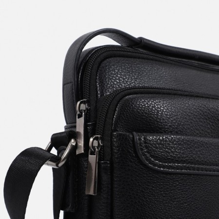 Male bag, black color-3