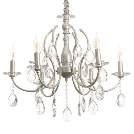 Vanessa chandelier 6he14 40W silver 64x64x100 cm-1