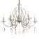 Vanessa chandelier 6he14 40W silver 64x64x100 cm