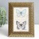 Photo frame plastic 10x15 cm "Golden petals of chamomile" black 19.5x14.5 cm