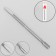Chaber bilateral, straight/concave blade, in a case, 13 cm, silver color