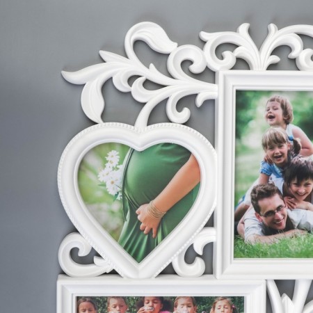 Photo frame-collage "heart" in 5 photos (plastic screen)-2