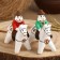 Souvenir "man on horseback", Kargopol toy