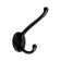 Furniture hook Cappio Line, two -rod, black