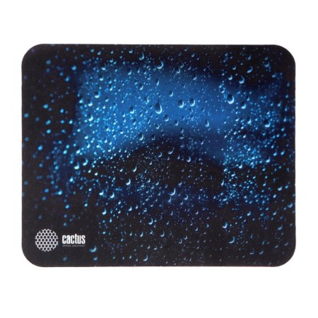 Cactus Water Drops mouse mat, 220x180x2 mm, black