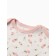 Body baby with long sleeve, white color, height 62 cm