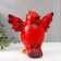 Souvenir Polystone "Red Bird" 18x10.5x19.5 cm