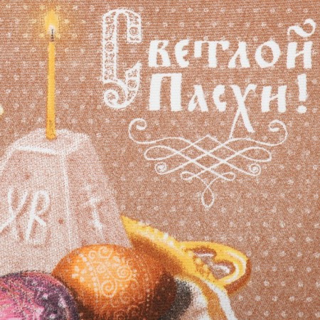 Catcelle kitchen. Dolyana "Light Easter" 28x46 cm, Rogozhka, 100% HL, 160g/m2-2