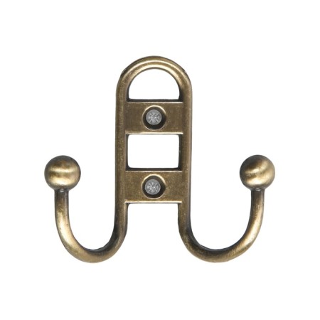 Hook furniture tundra TKD017, two -rod, bronze-3
