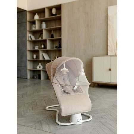 Electric shafts children's Amarobaby Happy Swing, beige color-19