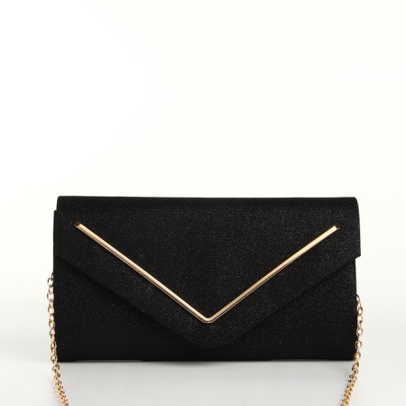Female bag on a magnet, black color