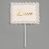Topper "Love", rectangle with beads