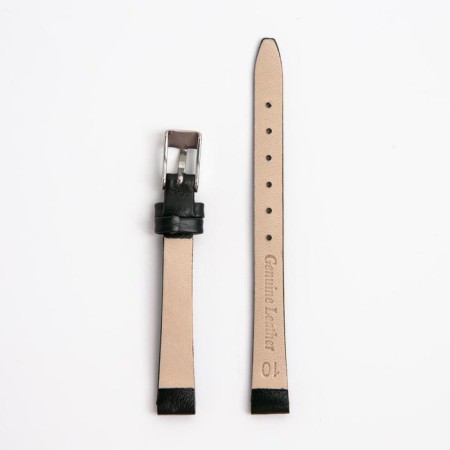 Watch strap, female, 10 mm, harness 65 mm, larynx 105 mm, genuine leather-2