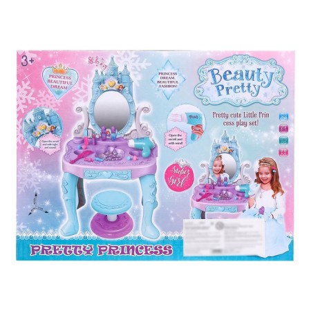Table with the mirror "fashionista", with accessories-3