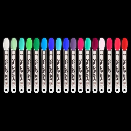 Glow in the Dark, 3 phase, 8 ml, LED/UV nail polish gel, luminescent, white color (01)-12