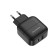 Network charger Borofone BA46A, USB Qc3.0 3 A, Type-C PD 3 A, Black