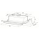 The hood Krona Kerry 600 White PB, built -in, 405 m3/h, 3 speeds, 60 cm, white
