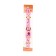 Nylon “Star Bones” collar, 36 x 1.5 cm, pink