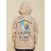 Sweatshirt for boys, height 98 cm, beige color