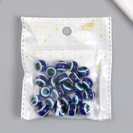 Beads for creativity plastic "from the evil eye" set of 15 g 1x1x1 cm-5